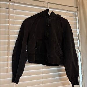 Lululemon Athletica Black Scuba Half Zip